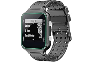Shieranlee Silikonowy pasek do zegarka kompatybilny z Garmin Approach S20 Strap/Approach S5 /Approach S6 /Forerunner 220 230 235 630 620 735 Silikonowe Watchbands