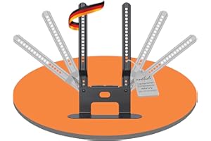 PureMounts PM-SOM-080 pour montage direct sur téléviseur compatible avec SONOS BEAM Barre de son, charge utile: 5 kg, noir