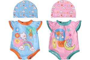 Diealles Shine Ropa de Muñecas para New Born Baby Doll, Ropa de Muñecas para Bebés 35-43 cm (Estilo 13)