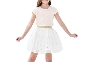 Sunny Fashion Filles Jupe Bleu Marin Perle Étoiles Pétillant Tutu Danse 4-12 Ans