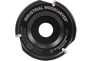 ARBORTECH Industrial Woodcarver Blade 100mm/4Inch Power Carver Wood Carving Disc for Angle Grinder