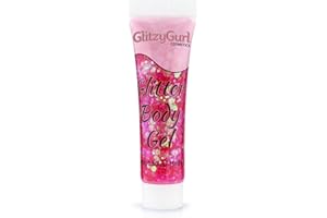 GLITZYGURL Gel holográfico con purpurina para la cara, el cabello y el cuerpo de 50 ml (CottonCandi)