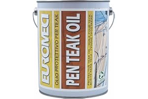 Euromeci Pen Teak Oil, Olio Protettivo per Teak, 4.000 ml