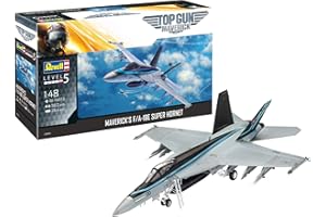 Revell 03864 - Maquette d'avion F/A-18E Super Hornet Top Gun Maverick Nouveau Film à Construire, échelle 1/48, 3864
