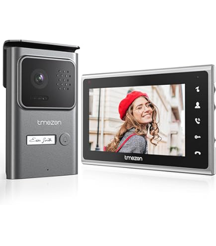 Portier interphone vidéo NEO 2 Fils - 1 appartement - 2 écrans noirs