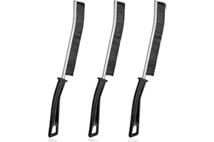 COBEE SOLEDÌ cobee Spazzola per la pulizia delle fessure con setole dure, strumento di pulizia a mano per angoli morti, spazzole multifunzionali con setole rigide angolate per finestre, vasche da bagno, cucine (3