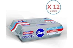 SLEEPY Carton de 12 Paquets de lingettes désinfectantes