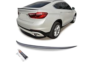 ‎TENZO-R Heckspoiler Lippe Performance Schwarz Glanz mit ABE passt für BMW X6 F16 14-19