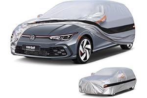 Holthly Autoabdeckung Passend für VW Golf Volkswagen Golf 4/5/6/7/8(1997-2025) 10 Schichten Vollgarage Auto Abdeckplane 100% Wasserdicht Autoplane Outdoor Autogarage.
