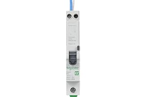 Schneider Electric - Easy9, RCBO Residual Circuit Breaker with Overcurrent Protection, 1 Pole, 6A, 30mA, Type A, B Curve, EZ9D16806