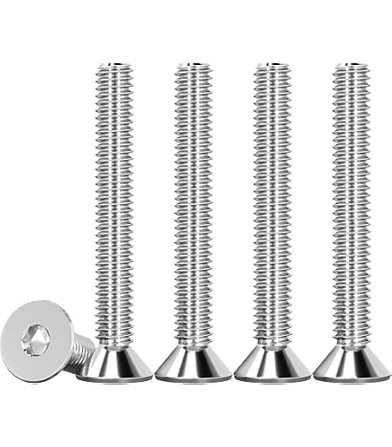 Sourcing Map 5er-Pack Metall-Schubstangen M2 X 28 Mm + Gabelköpfe – 300 Mm Länge Für RC-Modelle Und DIY-Projekte