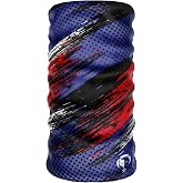 e taktik Extreme Dijital Desing Seamless +UV Mavi Renkli Desenli Boyunluk Bandana Buff Sa&ccedil; Bandı Maske Balaklava Toka