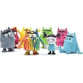 Comansi - Complete Set with 8 Figures, Anna's Colorful Monster Toy, Collectible Figures and Emotional Resources for Kids