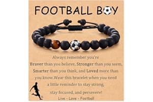 Aunis Football Gifts for Boys Football Bracelets Gifts for Him