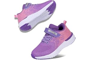 Kyopp Sports Shoes for Kids Athletic Trainers Boys and Girls Casual Running Shoes Slip on Sneakers Children Lightweight Breathable