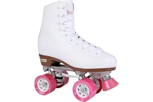 Chicago Mujeres y Niñas Patines Classic Roller Skates - Blancas con Ruedas de Poliuretano y Cierre de Cordones