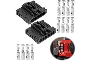 GREACESRIO Set di 2 Connettori di Riparazione per Luci Posteriori, Connettore 6 Pin, Presa Fascio Fanale Posteriore Connettori di Riparazione Luci Posteriori Compatibile con Peugeot e Citroen