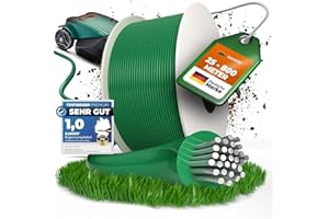 ‎KANOO Begrenzungskabel Mähroboter - Begrenzungsdraht für Rasenroboter Aller Marken – Mähroboter Kabel zur Eingrenzung des Mähbereichs Ø2,7mm