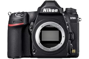 Nikon D780 Body Fotocamera Reflex Digitale, 24.5 Mp, Cmos Fx Pieno Formato, 2 Slot Card SD, Face Detect in Af Live View, Mirino Ottico, Fino a 12 Fps, Nero