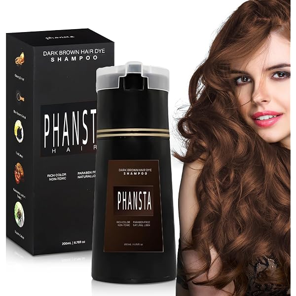 Haarfärbe-Shampoo Schwarz – Sofortige Farbgebung In Minuten Für Männer & Frauen, 200g