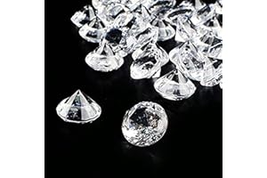 ToBeIT 145 pezzi Gemme di Diamanti Decorativi Cristallo Diamanti Trasparenti Gemme del Diamante Acrilico per Matrimoni Decorazioni Feste Decorazioni Vetrine