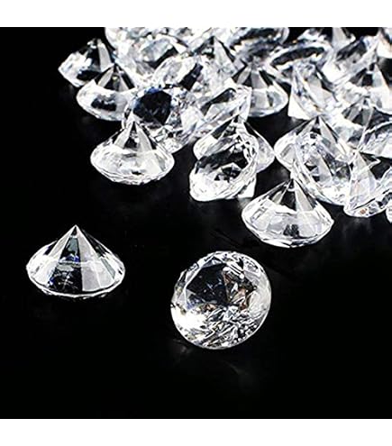 LNSYSNS 1000 Pièces Gemmes Acrylique Cristal Colorées - Pierres Précieuses Décoratives Pour Vase, Aquarium, Bricolage, Fêtes Pirates