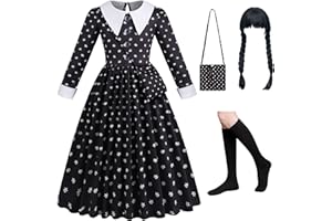 Beejirm Black costume Girls Dress for Kids Black Costumes Carnival costumes Girls Party Dresses 4-13 Years