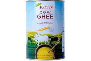 GENERISCH Kajal Pure Butter Ghee – 1 x 1kg – 100% Reines Butterschmalz – Für authentischen Geschmack und gesunde Ernährung – Ideal zum Kochen, Braten und Backen