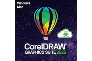 CorelDRAW Graphics Suite 2025 | Perpetual | 1 Dispositivo | 1 Utente | Codice d'attivazione via email