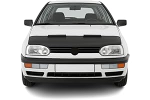 OMAC Protège Capot pour VW Golf 1991 à 1997, Bra de Capot Protection, Noir