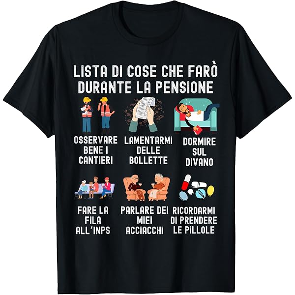 Maglietta Pensionato Divertente T-shirt Uomo Divertente Pensionato Con Stampa Anatra - Regalo Ironico Per La Pensione Maglietta Divertente Anatra