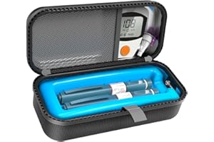 SHBC Insulin Pen Tasche Medikamenten Kühltasche für Diabetes mit Eisbeutel - Bequem zum Wechseln der Nadeln bei jeder Injektion
