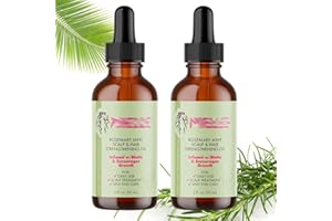 BYHSOEP 2 sztuki olejku rozmarynowego do włosów 59 ml, olejek rozmarynowy do włosów, 100% czysty, naturalny olejek rozmarynowy do wzrostu włosów i pielęgnacji skóry, olejek rozmarynowy dla mężczyzn i kobiet