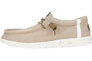 HEYDUDE Wally Stretch Fleece - Chaussures pour Hommes - Baskets avec Semelles Confortables - Style Mocassin