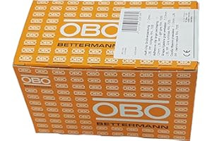 FUAUFAS 200 Stück OBO Bettermann Nagelschelle für Kabel mit einem Durchmesser von 7-12 mm, mit einem 35 mm Nagel (200)
