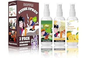 ROFPM Spray per Scoregge Liquido, Spray Puzzolente Liquido, Liquido Scoreggia Odore, Spray Scoreggia per Scherzi, Spray Puzzolente per Scherzi, Spray di Scoreggia per Halloween Scoreggiare Adulti - 3*30ML