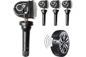 GBKDQQ TPMS Sensor Reifendrucksensor Reifendruckkontrollsystem 433 MHz für OPEL Antara Corsa Insignia Meriva Mokka Zafira, 4 Stück, Kompatibel mit 13506028 13594222, RDKS