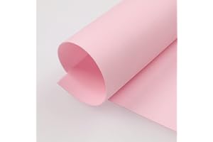 Mondo Tessuti - Gomma Crepla Fogli di Tessuto in Schiuma Moosgummi Spessore 0.8mm. Perfetto per ogni tipo di Modellazione. Fogli 70x50. (Rosa Chiaro)