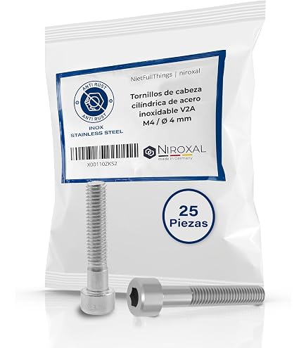 Tornillos Para Aglomerado SECCARO 5x20 Mm - Acero Inoxidable A2, Rosca Completa, Cabeza Avellanada TX
