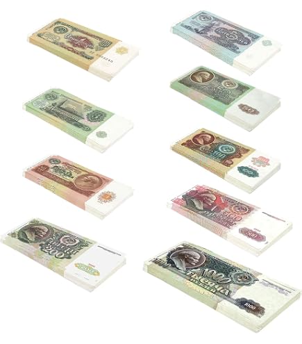 Scratch Cash Bundle – 175 Spielbanknoten In Lire, 7 Bündel (1.000 Bis 500.000 Lire)