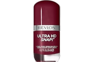 Revlon Ultra HD Snap Nail Polish, Long Lasting Vegan Formula, Quick Drying & One-Coat Full Coverage Colour (8ml) So Shady (024) Unisex
