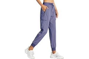 Libin Pantalon de Randonnée Femme Été Jogging Cargo Léger Séchage Rapide Imperméable Montagne Pantalon pour Casual Extérieur Travail