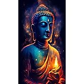 Peinture Par Numéros Adulte Grand Format 40×70 Cm – Hibou Mystérieux – Kit Complet Sans Cadre – Idéal Débutants & Confirmés