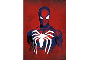 Displate - Poster en Métal - Monté sur Aimant - Marvel - Spiderman Game - Hero - Taille M - 32x45cm - Matt
