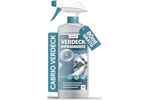 ‎PLINTEX Cabrio Verdeck Imprägnierung 580ml - Imprägnierspray für Textil- und Cabrio Stoffdach Pflege - Langanhaltende Versiegelung und PFC freier Verdeck Imprägnierer