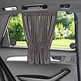 2 Stück Auto Sonnenschutz Mit Vorhang-Funktion - UV-Schutz 65x50cm Für Seitenscheiben