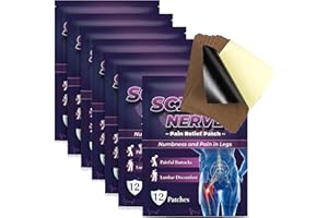 MEITREND Sciati-ca Pain Relief Patches,84PCS Back Pain Relief Patches,Shoulder & Arm & Leg & Knee,Heat Patches for Joint,Effectively Sooth Joint Pain,Relieve Buttock Pain & Relax Muscle Soreness-84PCS
