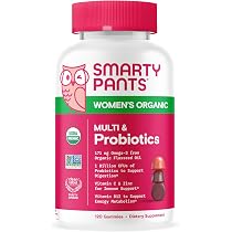 SmartyPants Organic Womens Multivitamin, Daily Gummy Vitamins ...