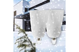 GIONAR 2 Piezas Funda para Plantas, Saco Cubre Plantas,Cubre Plantas,Funda para Plantas para Invierno, Bolsas de protección Vegetal para Proteger Las Plantas 160x100cm