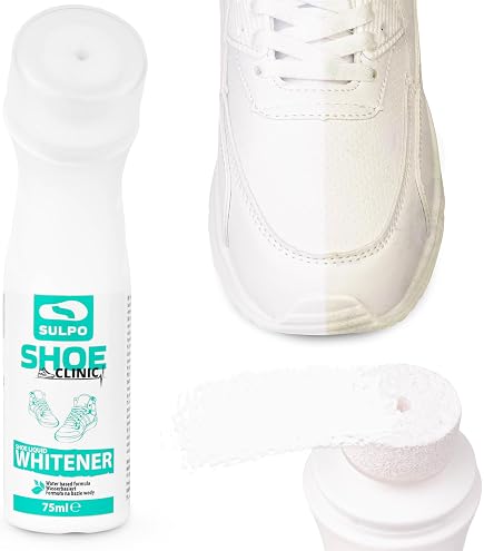 SPERMUOY Sneaker Reiniger – 2er Set Schuhcreme Für Weiße Schuhe, Multifunktionale Reinigungscreme Mit Bürste & Tuch, Effektiv & Sanft